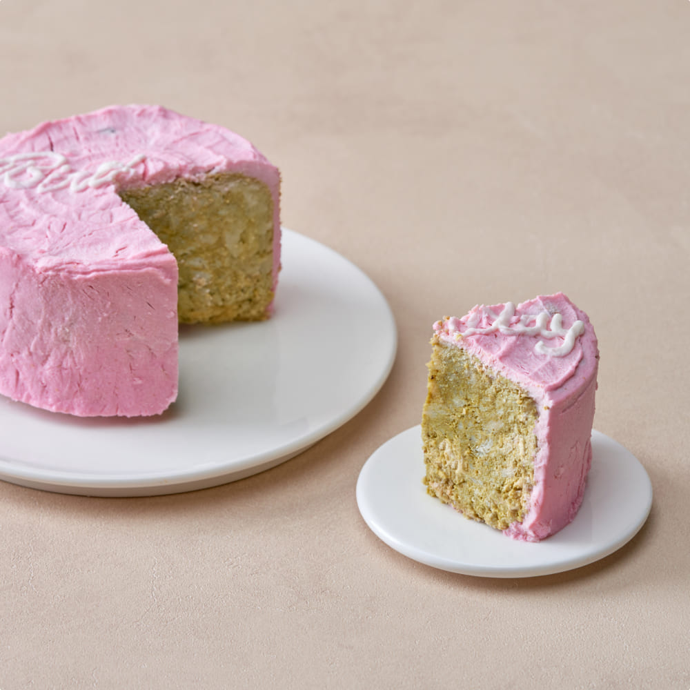 무항생제 고기로 만든 건강한 케이크